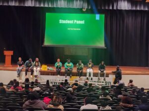 11 student panel auditorium